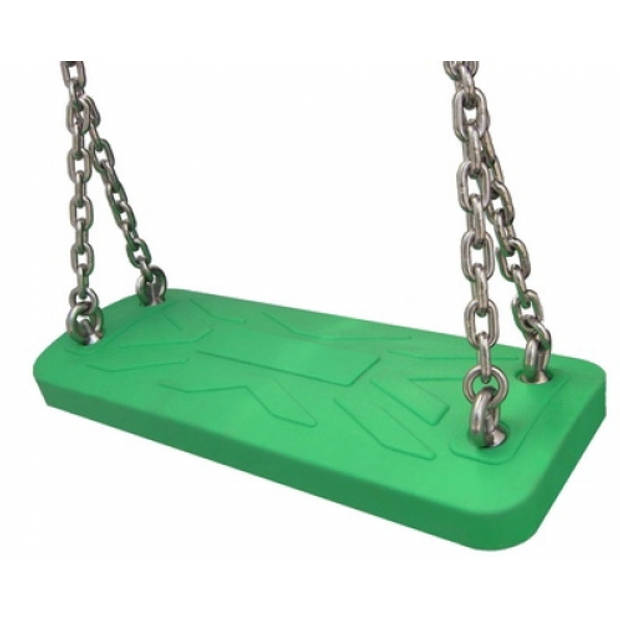 Intergard Rubberen schommel professioneel groen voor openbare speeltoestellen