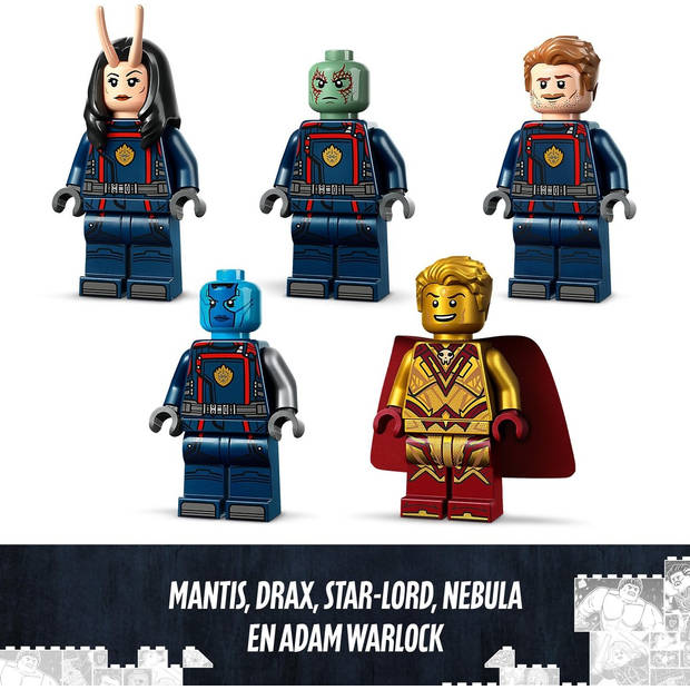 LEGO - Marvel - Het schip van de nieuwe Guardians of the Galaxy