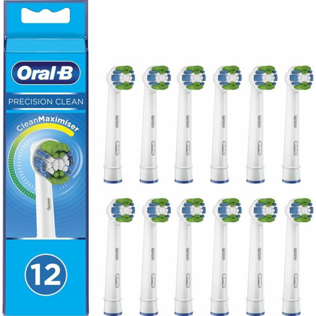 Oral-B Precision Clean - Met CleanMaximiser-technologie - Opzetborstels - 12 Stuks