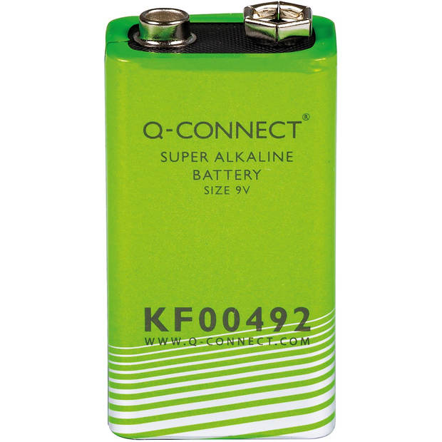 Q-CONNECT batterij alkaline 6LR61 MN1604 9.0V 10 stuks