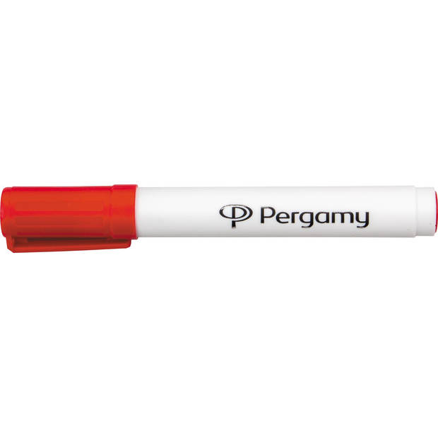 Pergamy whiteboardmarker, rood 12 stuks