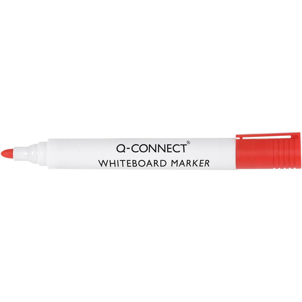 Q-CONNECT whiteboardmarker, 2-3 mm, ronde punt, rood