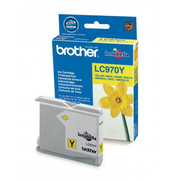 Brother inktcartridge, 300 pagina's, OEM LC-970Y, geel 5 stuks