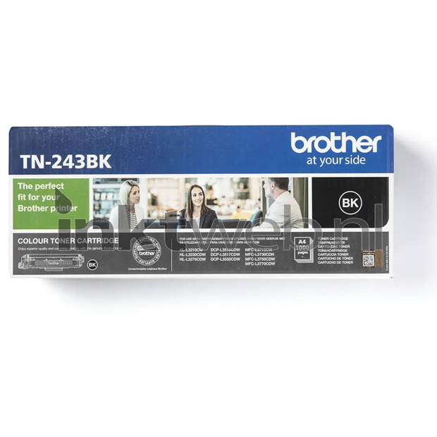 Brother TN-243BK printer cartridge - zwart - 1.000 pagina's