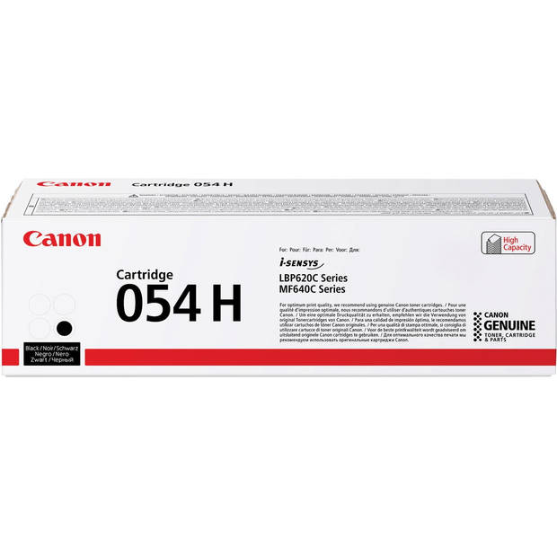 Canon toner 054 H, 3.100 pagina's, OEM 3028C002, zwart