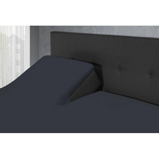 Hotel Home Collection - Split Topper Hoeslaken - 180x200/210/220+10 cm - Antraciet