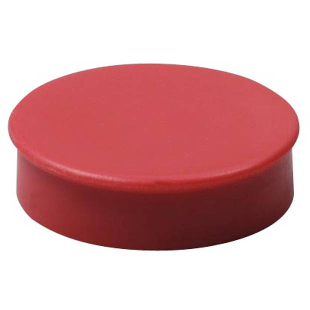 Nobo magneten diameter van 20 mm, rood, blister van 8 stuks 10 stuks