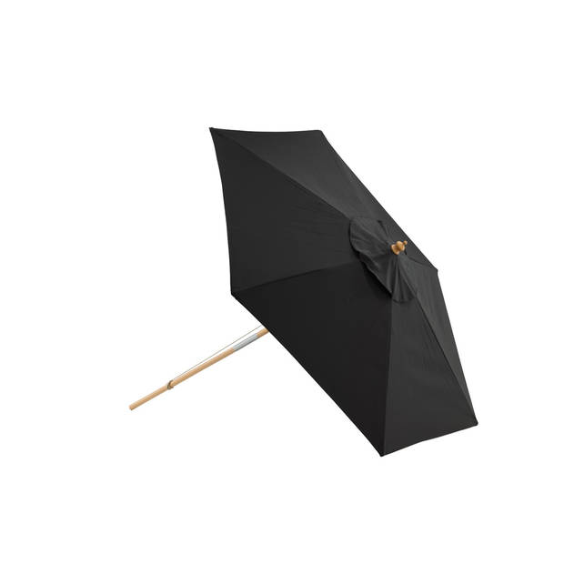 Corypho parasol met kantelfunctie zwart.