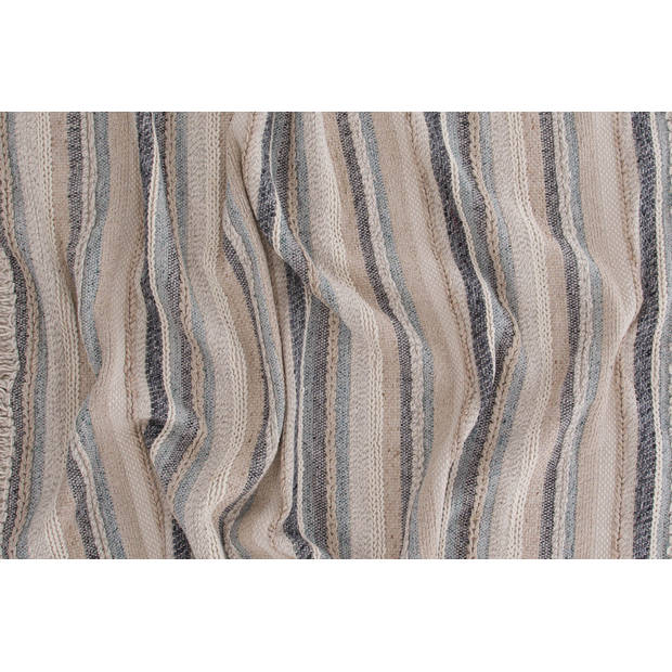 Gudha vloerkleed 300x200 cm wol beige, blauw.