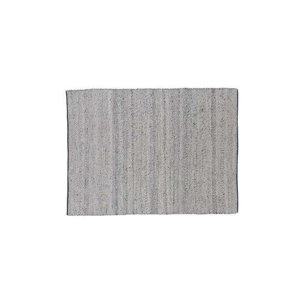 Ganga vloerkleed 240x170 cm wol grijs.