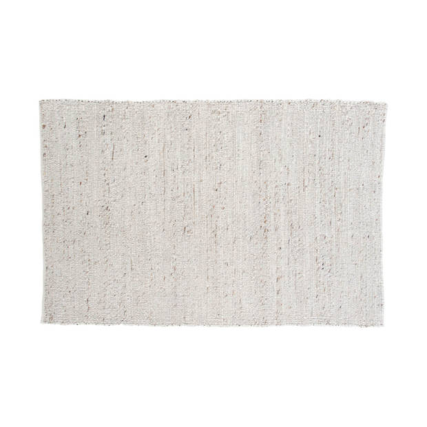 Loump vloerkleed 300x200 cm wol beige, wit.