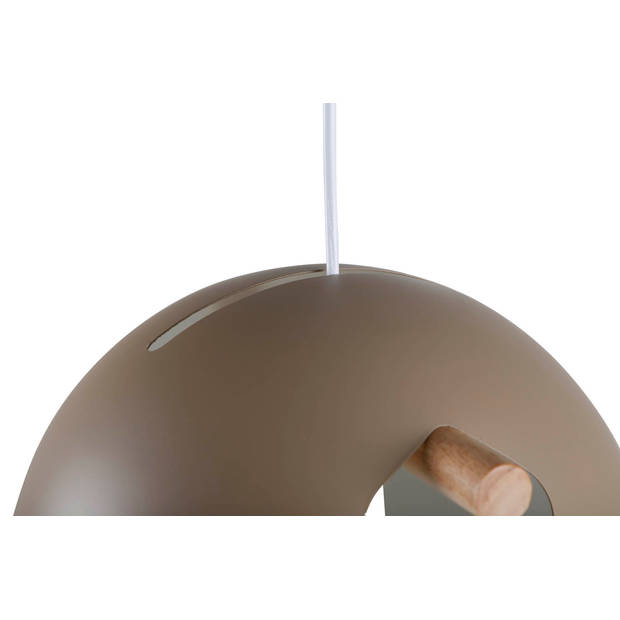 Tubbie verlichting hanglamp Ø29cm staal beige.
