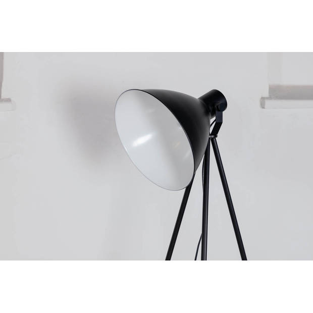 Tiv verlichting vloerlamp 73x63x139,5cm staal zwart, wit.