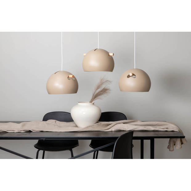 Tubbie verlichting hanglamp 97x29x22cm staal beige.