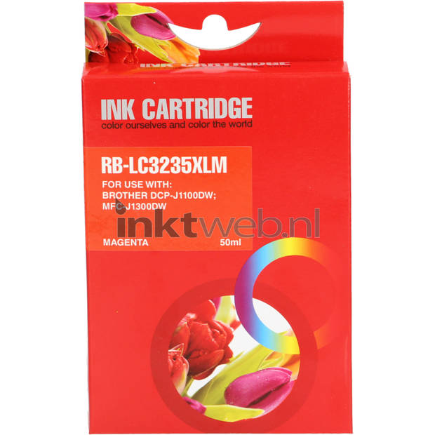 Huismerk Brother LC-3235M magenta cartridge