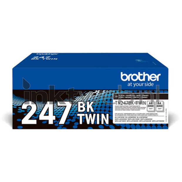 Brother TN-247 twinpack zwart toner