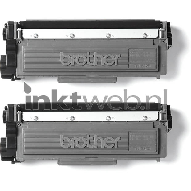 Brother TN-2320 twinpack zwart toner