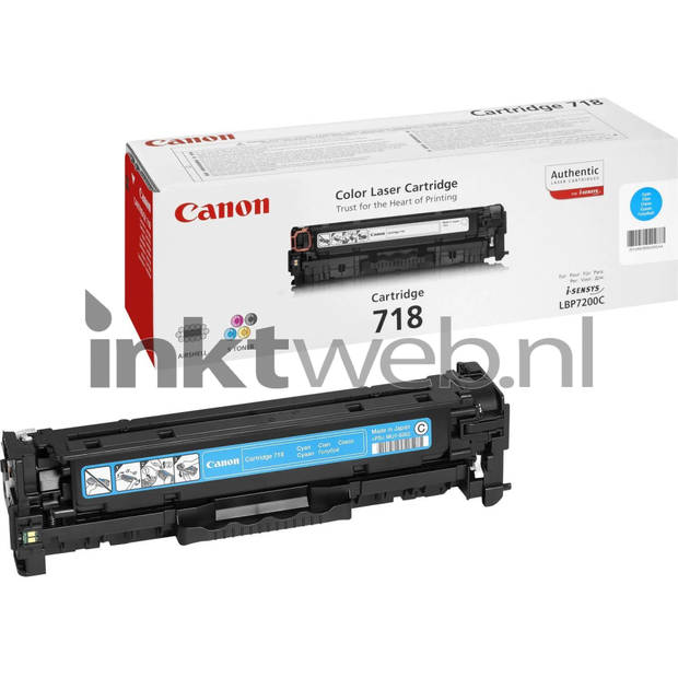 Canon 718 cyaan toner