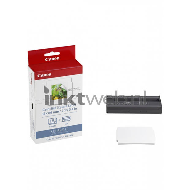 Canon KC-18IS cartridge en stickers kleur cartridge