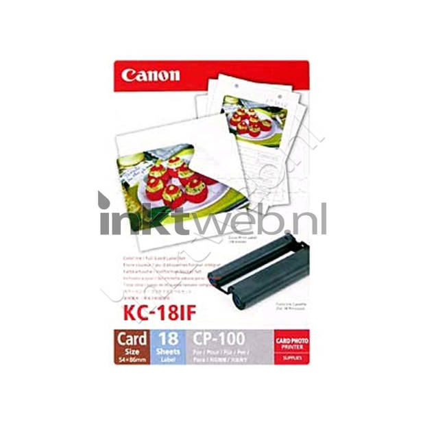 Canon KC-18IF cartridge en stickers kleur cartridge