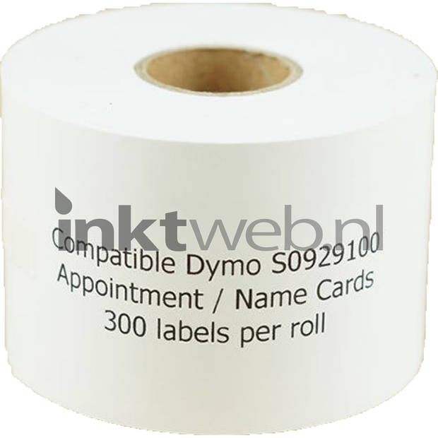 Huismerk Dymo Naambadge etiketten 89 mm x 51 mm wit labels