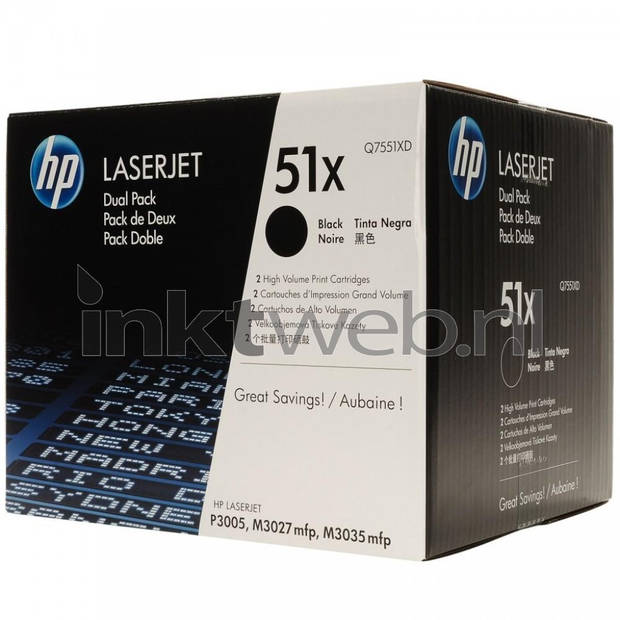 HP 51X zwart toner