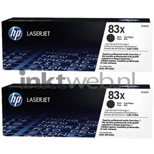 HP 83X multipack zwart toner