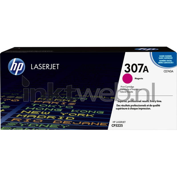 HP 307A magenta toner