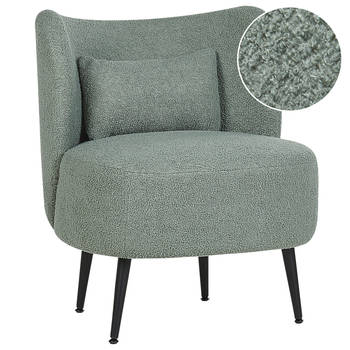 Beliani OTSBY - Fauteuil-Groen-Bouclé