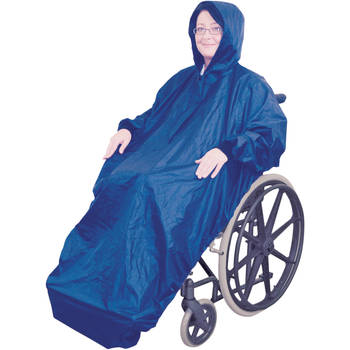 Regenpak met fleece rolstoel