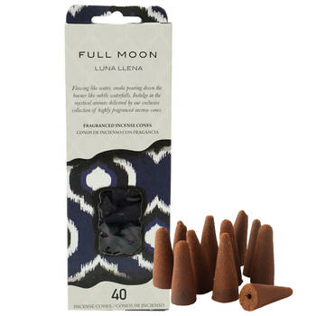 Wierookkegels Incense cones 40 stuks - Full Moon