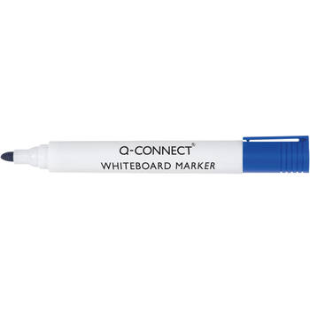 Q-CONNECT whiteboardmarker, 2-3 mm, ronde punt, blauw