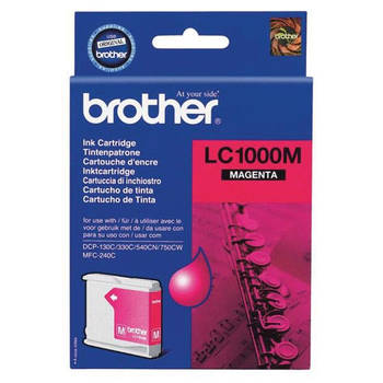 Brother inktcartridge, 400 pagina's, OEM LC-1000M, magenta 5 stuks