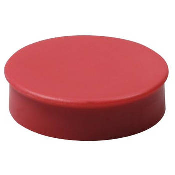 Nobo magneten diameter van 20 mm, rood, blister van 8 stuks 10 stuks