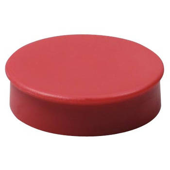 Nobo magneten diameter van 30 mm, rood, blister van 4 stuks 10 stuks
