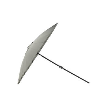 Palmetto parasol met kantelfunctie grijs.