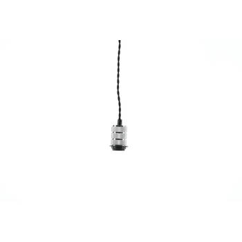 Line verlichting hanglamp 12x12x120cm staal zilverkleur.