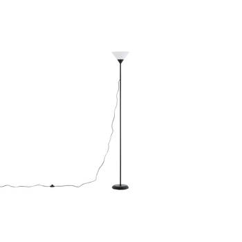 Batang verlichting vloerlamp 25,4x25,4x178cm plastic zwart, wit.