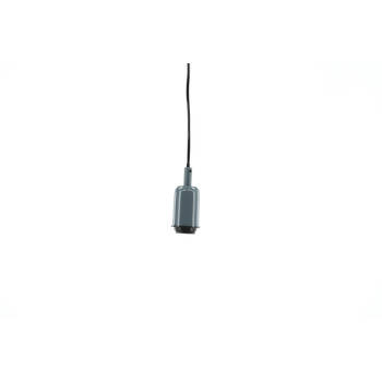 Hang verlichting hanglamp 10x10x120cm staal grijs, zwart.