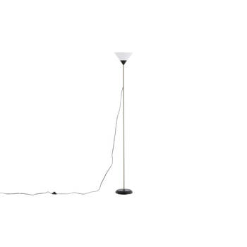 Batang verlichting vloerlamp 25,4x25,4x178cm plastic beige, zwart, wit.
