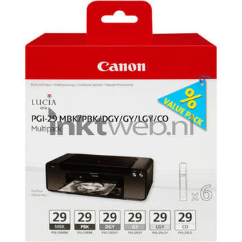 Canon PGI-29 Multipack zwart en kleur cartridge