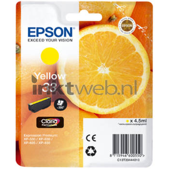 Epson 33 geel cartridge