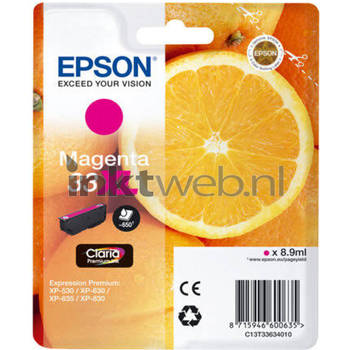 Epson 33XL magenta cartridge
