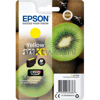 Epson 202XL geel cartridge