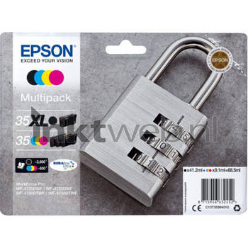 Epson 35XL / 35 Multipack zwart en kleur cartridge