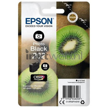 Epson 202 foto zwart cartridge