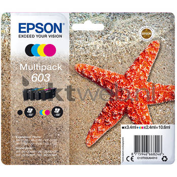 Epson 603 Multipack zwart en kleur cartridge