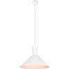 LED Hanglamp - Trion Ewomi - E27 Fitting - 1-lichts - Rond - Mat Wit - Aluminium - Ø35cm