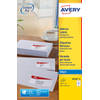 Avery J8160-25 adresetiketten ft 63,5 x 38,1 mm(b x h), 525 etiketten, wit 5 stuks