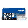 Brother TN-2420 Twinpack zwart toner